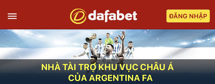 Dafabet công bố hợp tác cùng Hiệp hội bóng đá Argentina