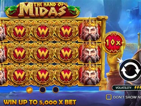 Cùng tìm hiểu cách chơi slot Hand of Midas tại Dafabet